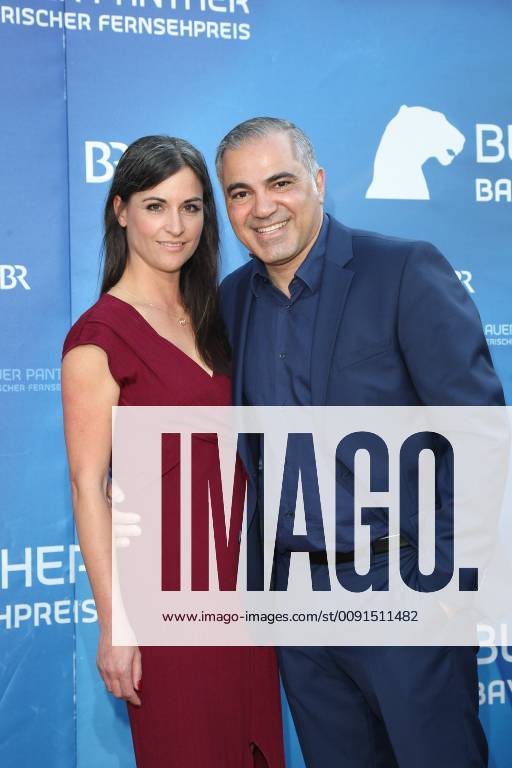 Aiman Abdallah mit Ehefrau Sabine, Bayerischer Fernsehpreis 2019 im Prinzregententheater in Muenchen am 25.05.2019
