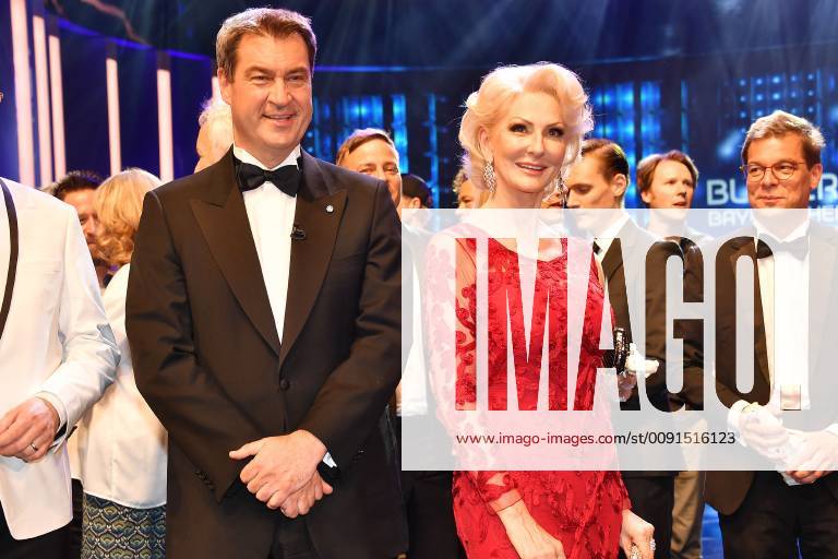 Markus Söder und und Desiree Nick bei der Verleihung vom Bayerischen Fernsehpreis am 24.05.2019 im Prinzregententheater in München Bayerischer Fernsehpreis 2019 in Muenchen