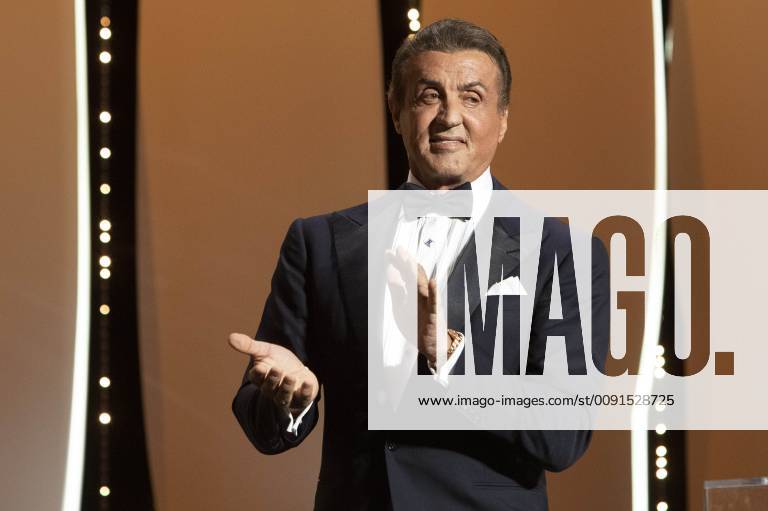 Sylvester Stallone at the award ceremony during the 72nd Cannes Film Festival at the Palais des Festivals on May 25, 2019 in Cannes, France