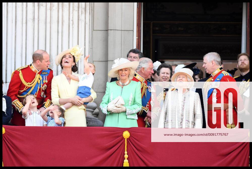 Entertainment Themen der Woche KW23 . 08 06 2019. London, United Kingdom. Trooping the Colour. Princesses Beatrice and Eugenie join HM Queen Elizabeth II accompanied by other members of the Royal Family attends Trooping the Colour in central London. xAndrewxParsonsx xi-Imagesx IIM-19777-0060