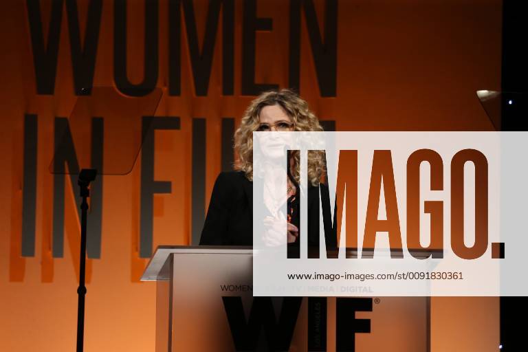 BEVERLY HILLS, CA - JUNE 12: Kyra Sedgwick at the 2019 Women In Film Annual Gala at the Beverly Hilton Hotel in Beverly Hills, California on June 12, 2019.