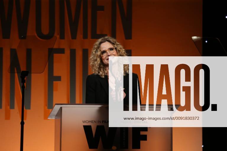 BEVERLY HILLS, CA - JUNE 12: Kyra Sedgwick at the 2019 Women In Film Annual Gala at the Beverly Hilton Hotel in Beverly Hills, California on June 12, 2019.