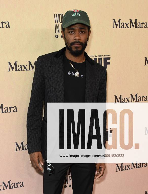 Beverly Hills, California - Lakeith Stanfield. Women In Film Annual Gala 2019 Presented By Max Mara held at Beverly Hilton Hotel. Photo Credit: Birdie Thompson AdMedia 241683 2019-06-12 California Beverly Hills Etats-Unis