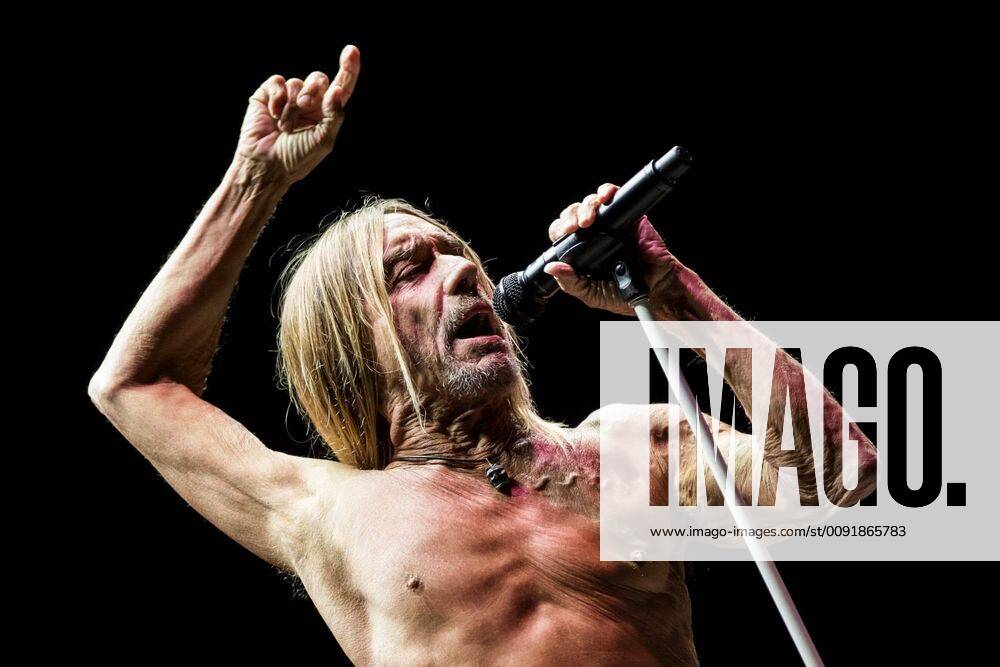 US musician Iggy Pop performs on the third day of the Son do Camino Festival, in Santiago de Compostela, Spain, 15 June 2019. Son do Camino Festival !ACHTUNG: NUR REDAKTIONELLE NUTZUNG!