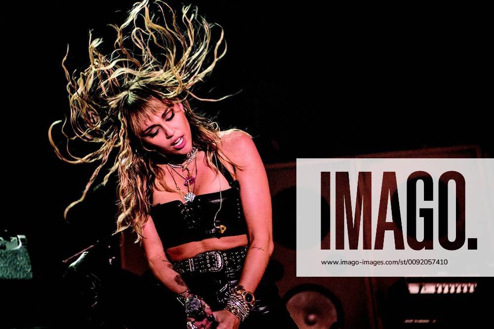Verdensstjernen, Miley Cyrus, festede paa Roed Scene omkring midnat paa Tinderbox fredag den 28. juni 2019. BT og For Denmark only.. , Odense Denmark