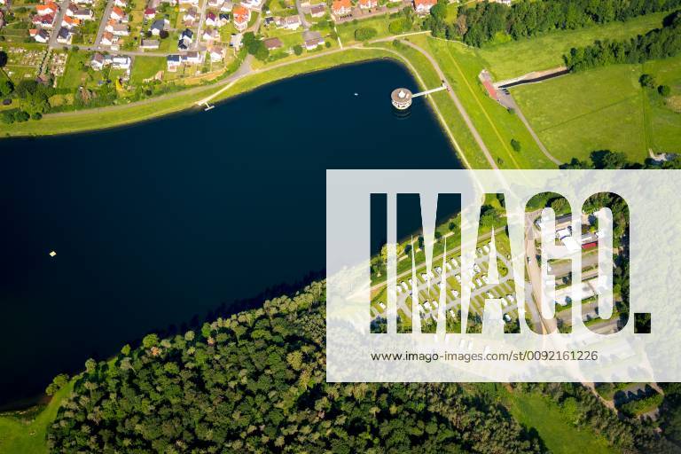 Luftbild von Wetterburg am Twistesee in Bad Arolsen in Nordhessen im Bundesland Hessen in Deutschland. !ACHTUNGxMINDESTHONORARx60xEURO!