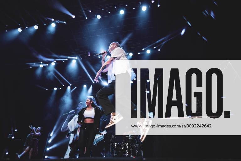 Italy: Macklemore 2019 The American rapper and songwriter Macklemore, real name Benjamin Hammond Haggerty, performing live on stage for his Italian tour in Barolo, at the Collisioni Festival 2019. FOR - Alessandro Bosio Barolo Cuneo Italy Collisioni Festival AlessandroxBosio