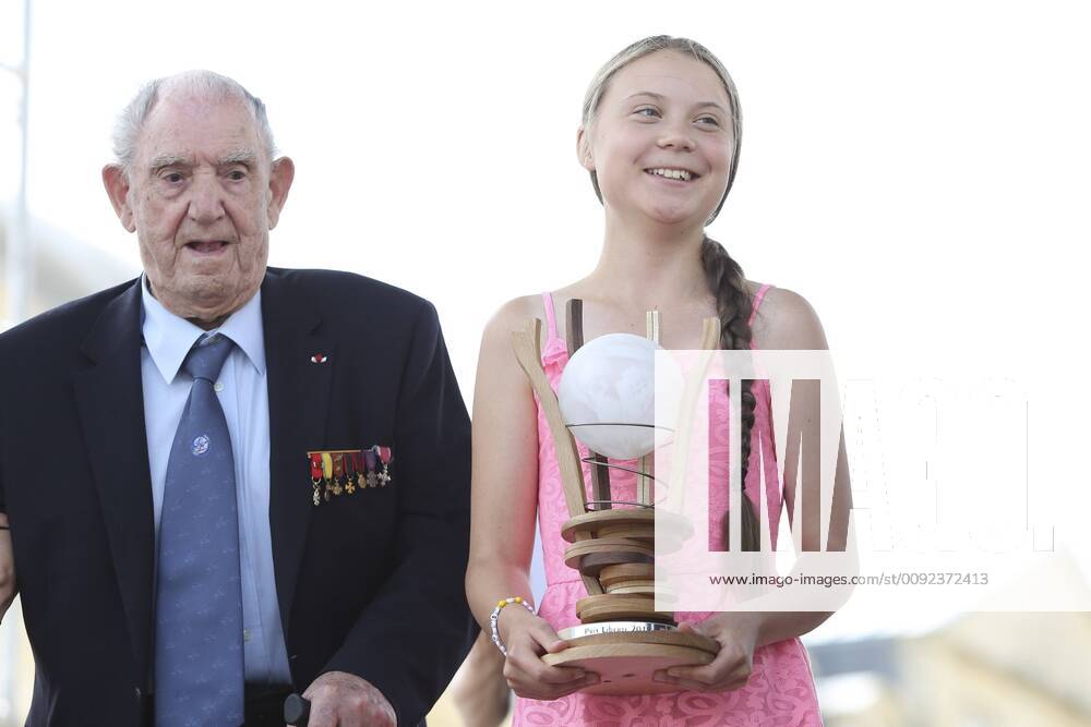 Leon Gautier - Greta Thunberg NEWS : Remise du Prix Liberte a Greta Thunberg - Caen - 21 07 2019 MichaelBaucher Panoramic