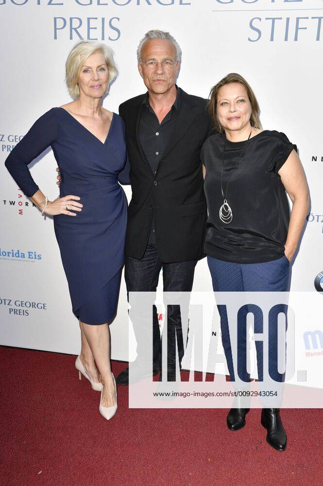 Marika Ullrich, Klaus J. Behrendt und Tanja George bei der Verleihung des Götz George Preises 2019 in der Astor Film Lounge. Berlin