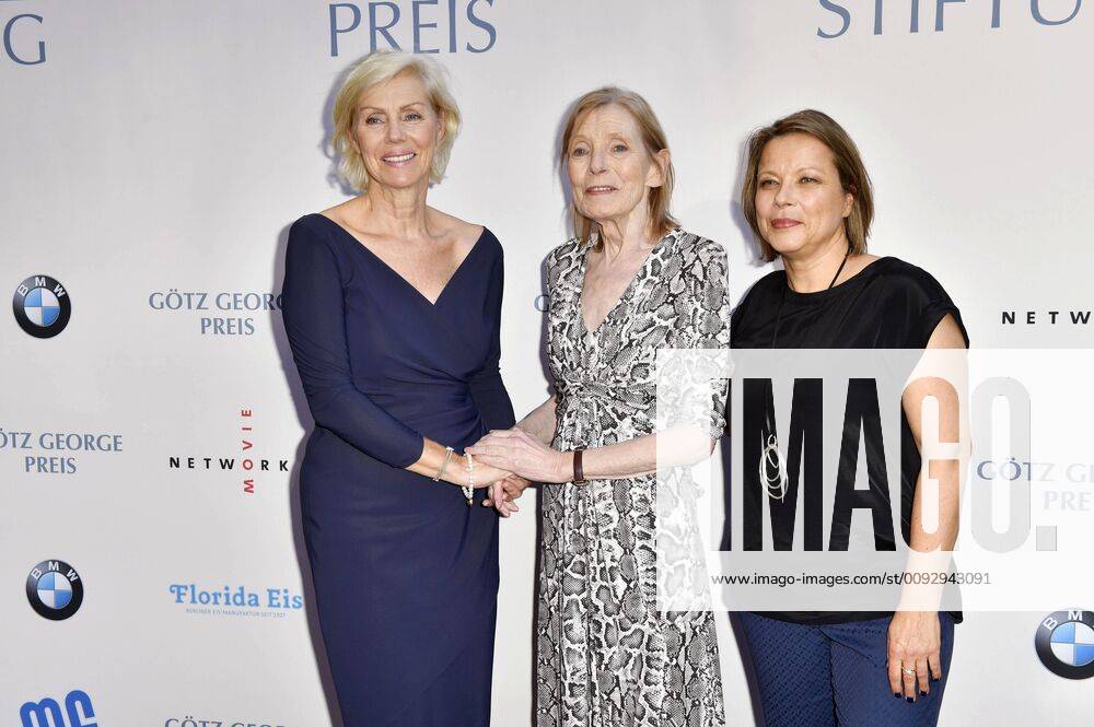 Marika Ullrich, Margit Carstensen und Tanja George bei der Verleihung des Götz George Preises 2019 in der Astor Film Lounge. Berlin