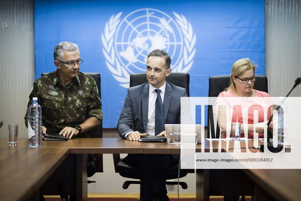 Bundesaussenminister Heiko Maas (SPD) besucht den Sitz von MONUSCO (Mission de löÄÃ Organisation des Nations Unies en ReoApublique DeoAmocratique du Congo). Goma, 05.09.2019. Goma Congo