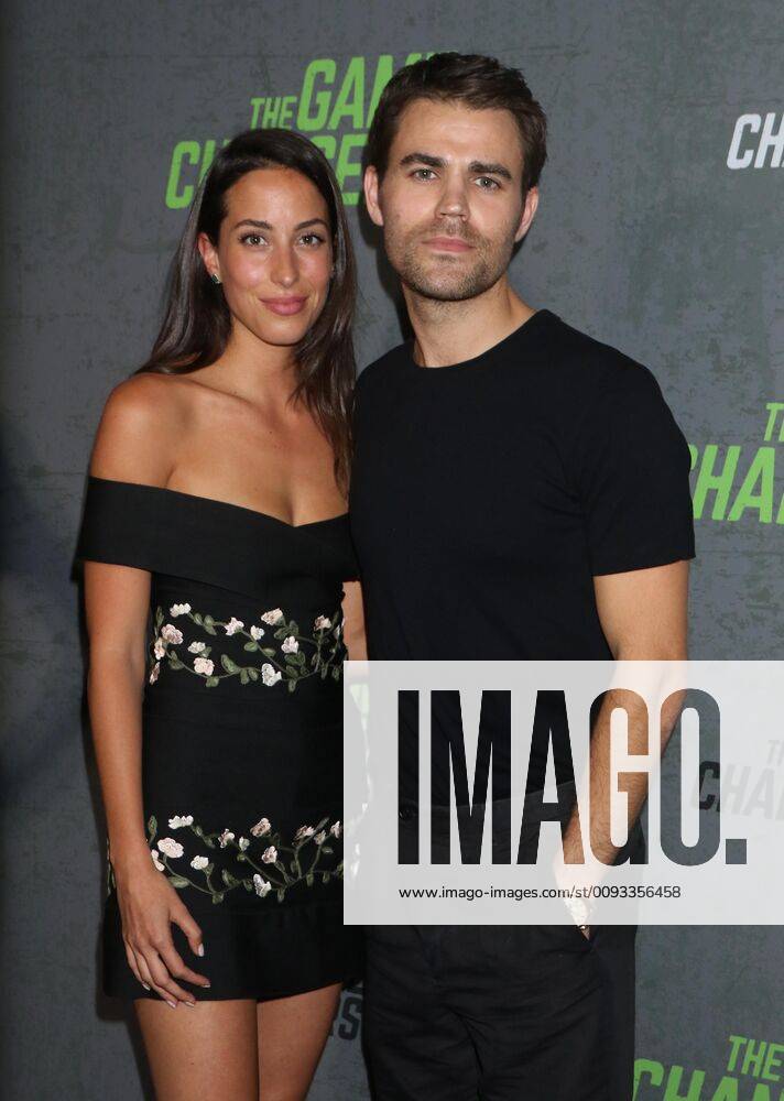Ines de Ramon, Paul Wesley attend the premiere of The Game Changers at the Regal Battery Park in New York. September 09, 2019
