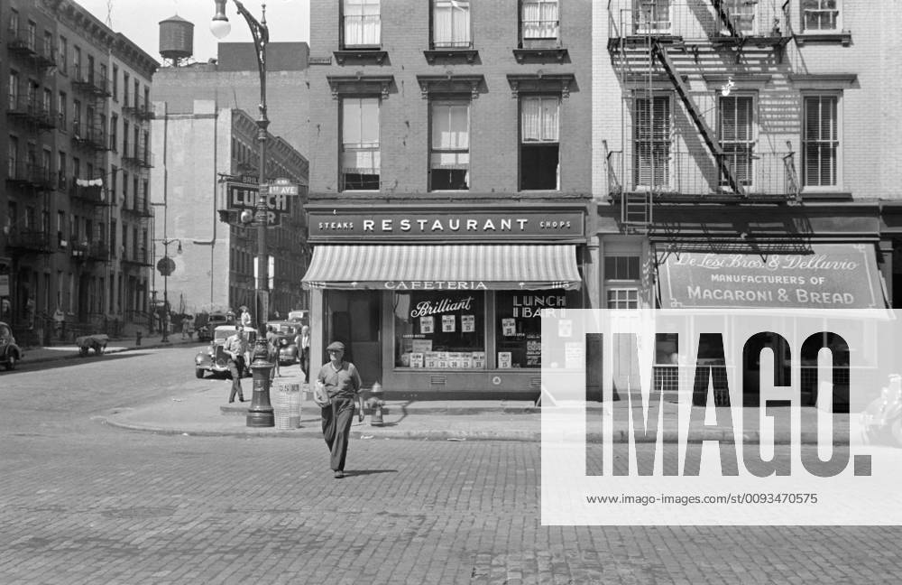 Street Scene, First Avenue and East 61st Street, New York City, New York, USA, Walker Evans for FSA OWI, July 1938