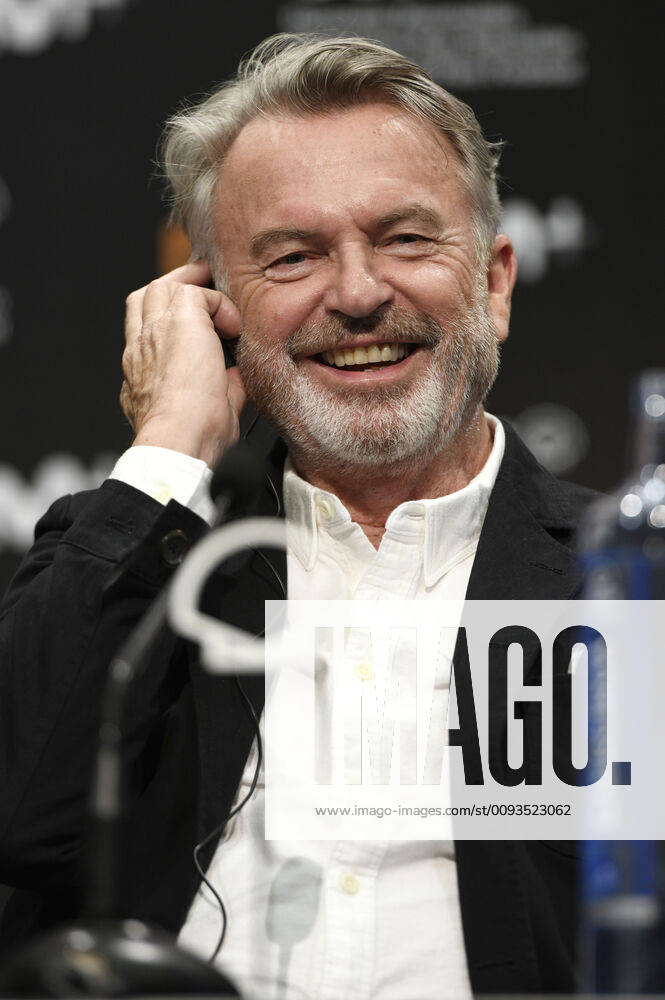 Sam Neill bei der Pressekonferenz zu Blackbird auf dem 67. Internationalen Filmfestival San Sebastian Festival Internacional de Cine de San Sebastian im Kursaal. San Sebastian