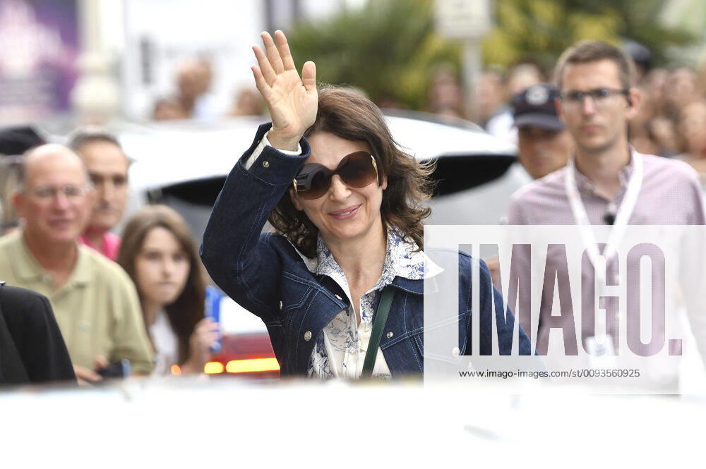 Juliette Binoche bei der Ankunft am Hotel Maria Cristina auf dem 67. Internationalen Filmfestival San Sebastian Festival Internacional de Cine de San Sebastian. San Sebastian