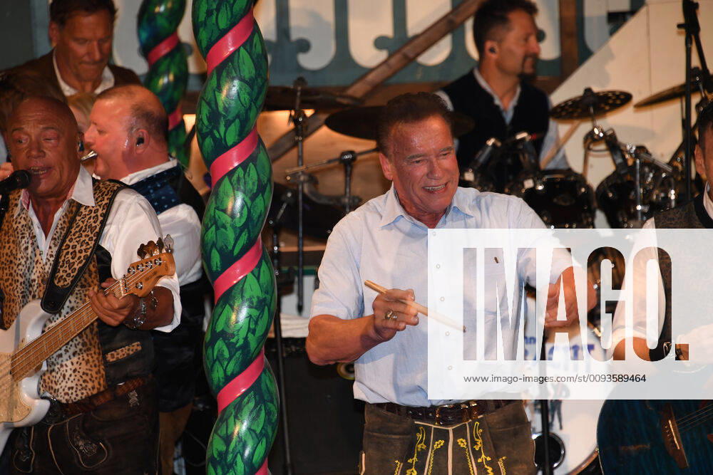 Bilder des Jahres 2019, Entertainment 09 September Entertainment Themen der Woche KW38 Arnold Schwarzenegger Wies«n 2019 Zelte 2.Tag Oktoberfest 2019 Theresienwiese München 22. September 2019