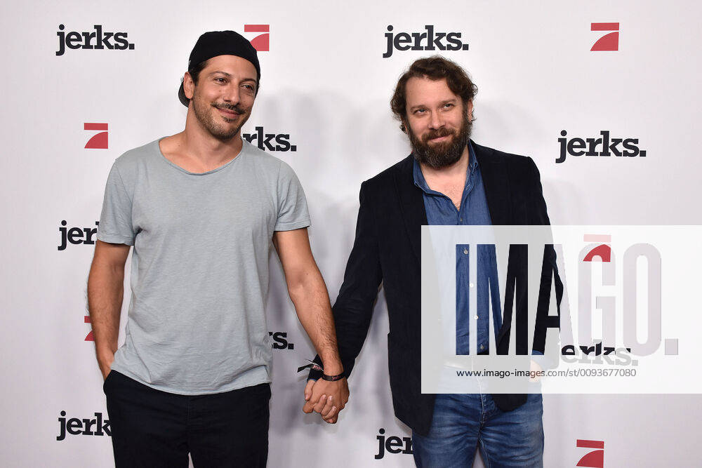 Fahri Yardim und Christian Ulmen bei der Premiere der 3. Staffel von Jerks (Maxdome ProSieben) am 24.09.2019 in Berlin Jerks Serien-Premiere der 3. Staffel in Berlin