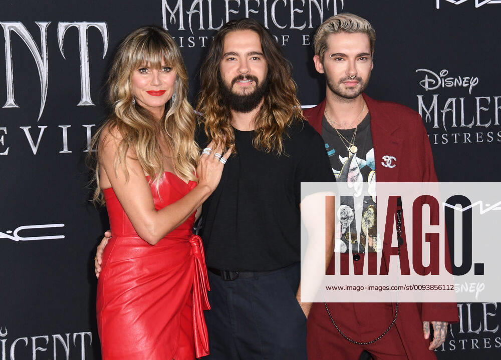 Hollywood, California - Heidi Klum, Tom Kaulitz, Bill Kaulitz. Disney s Maleficent: Mistress of Evil Los Angeles Premiere held at The El Capitan Theatre. Photo Credit: Birdie Thompson AdMedia 245642 2019-09-30 California Hollywood Etats-Unis