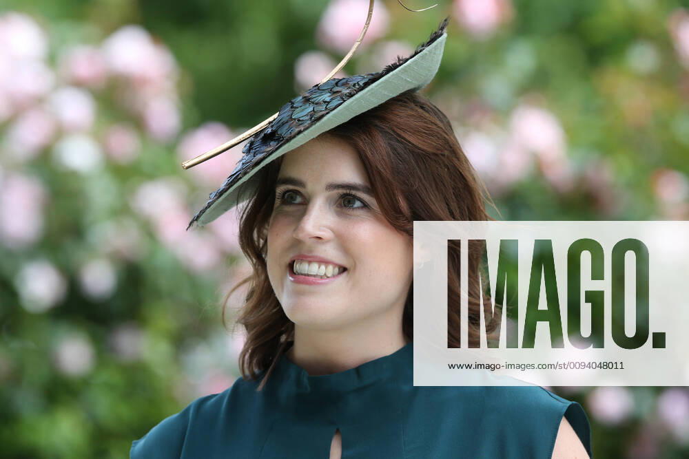 Ascot, Windsor, GBR - HRH Princess Eugenie. (Ascot, aussen, Aussenaufnahme, britisch, Brooksbank, England, englisch, Eugenie Brooksbank, Europa, europaeisch, Grossbritannien, Portraet, Portrait, Prinzessin, Prinzessin Eugenie, QF, Querformat, Royal Ascot, Royals, Westeuropa, Windsor) 190620D082ROYAL_ASCOT