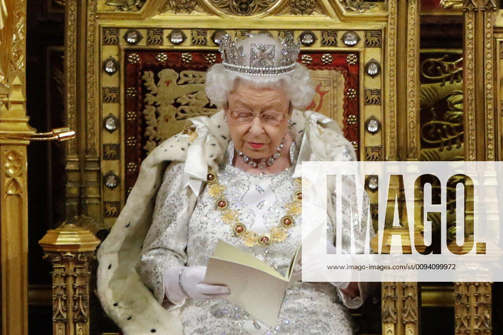 . 14 10 2019. London, United Kingdom. Queen Elizabeth II and the Prince of Wales at the State Opening of Parliament in London. xi-Imagesx IIM-20266-0039