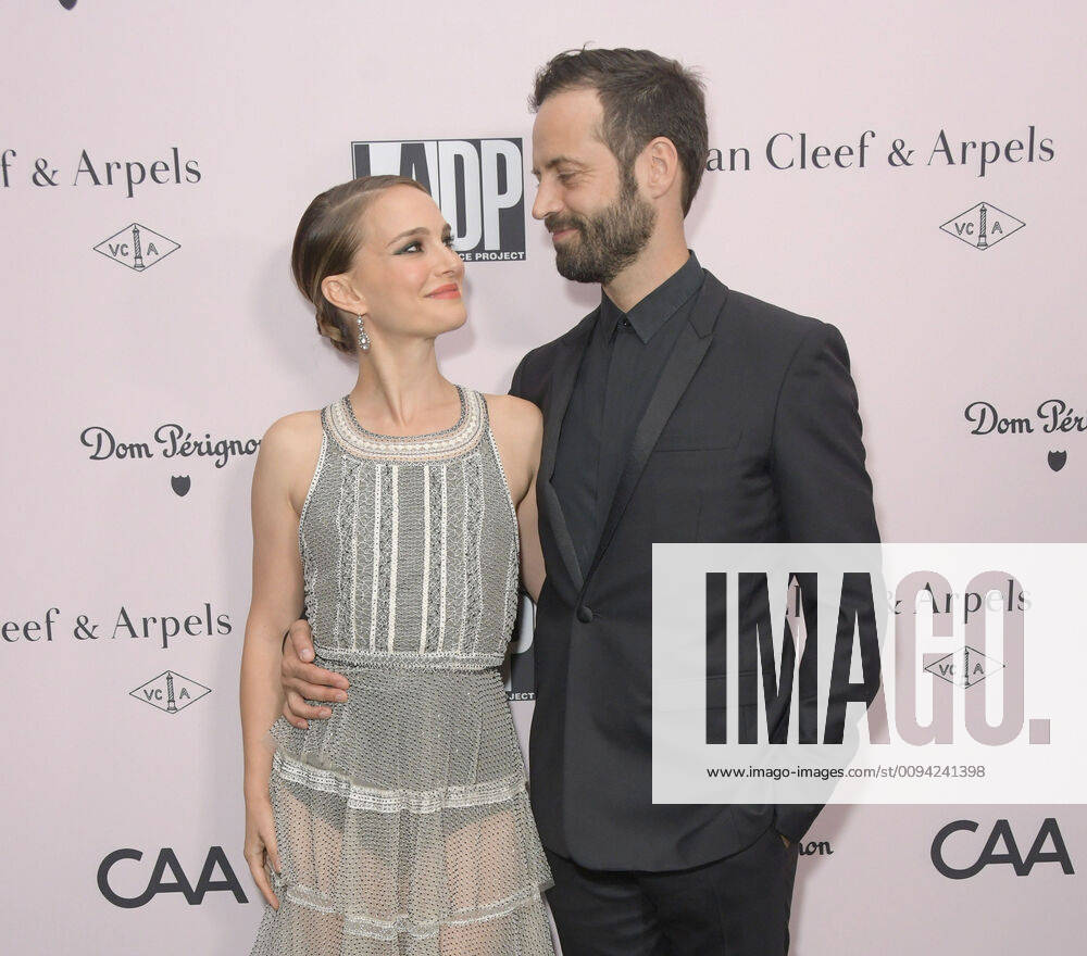 Los Angeles, California - Natalie Portman, Benjamin Millepied. 2019 L.A. Dance Project Annual Gala held at Hauser & Wirth. Photo Credit: Birdie Thompson AdMedia 246396 2019-10-19 California Los Angeles Etats-Unis