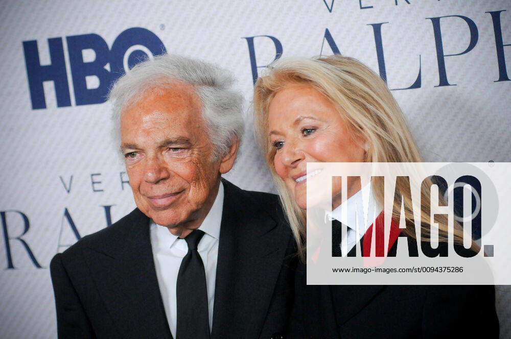 Ralph Lauren (L) and Ricky Lauren attend(s) the VERY RALPH film premiere held at the Metropolitan Museum of Art in New York City. New York United States - ZUMAs197 20191023_zaa_s197_191