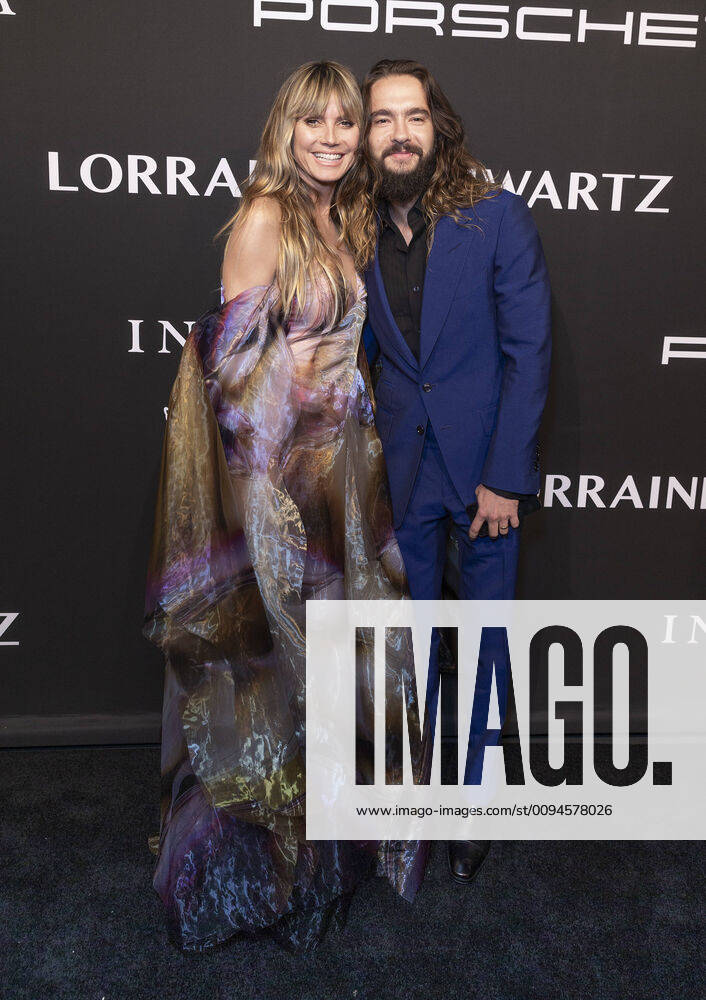 Entertainment Themen der Woche KW44 Bilder des Jahres 2019, Entertainment 10 Oktober NY: Angel Ball 2019 Heidi Klum wearing dress by Iris van Herpen and Tom Kaulitz attend Angel Ball 2019 hosted by Gabrielle s Angel Foundation at Cipriani Wall Street New York New York United States LevxRadin