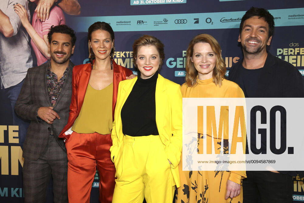 Elyas M Barek, Jessica Schwarz, Jella Haase, Karoline Herfurth und Bora Dagtekin beim Special Screening des Kinofilms Das perfekte Geheimnis in der Astor Film Lounge Hafen City. Hamburg
