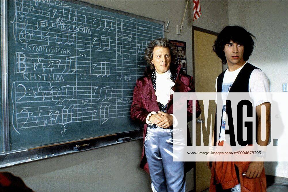 Clifford David & Keanu Reeves Characters: Ludwig van Beethoven & Ted Logan Film: Bill & Ted S Excellent Adventure (1985) Director: Stephen Herek 17 February 1989