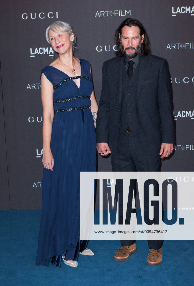 Beverly Hills, CA - NOVEMBER 02: Alexandra Grant and Keanu Reeves at the 2019 LACMA Art + Film Gala held at the Los Angeles County Museum of Art in Los Angeles, California on November 2nd, 2019.