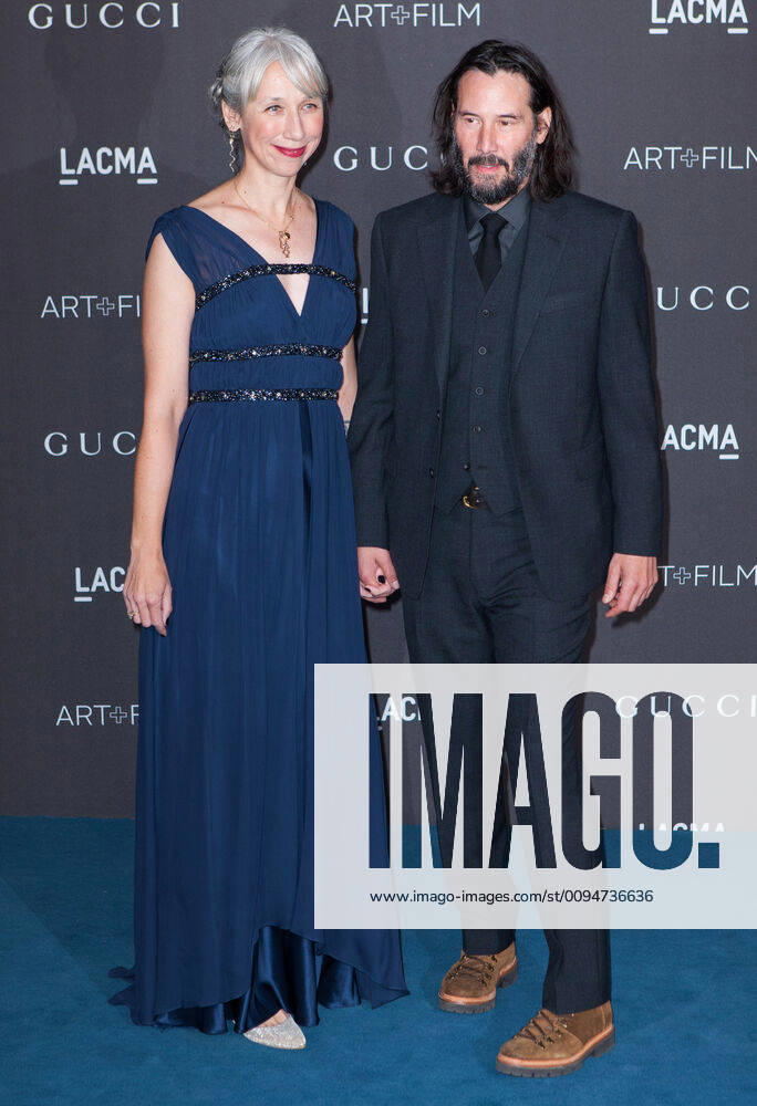 Beverly Hills, CA - NOVEMBER 02: Alexandra Grant and Keanu Reeves at the 2019 LACMA Art + Film Gala held at the Los Angeles County Museum of Art in Los Angeles, California on November 2nd, 2019.