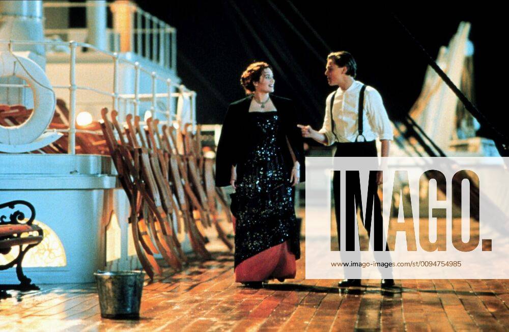 Kate Winslet,Leonardo Dicaprio Characters: Rose DeWitt Bukater,Jack Dawson Film: Titanic (USA 1997) Director: James Cameron 01 November 1997