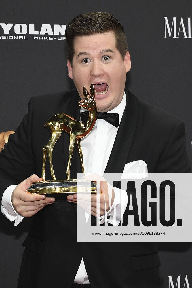 Chris Tall bei der 71. Bambi-Verleihung 2019 im Festspielhaus. Baden-Baden