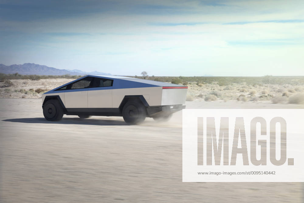 Tesla CEO Elon Musk debuted the company s long-awaited pickup truck, dubbed Cybertruck, on November 21, 2019, at an event in Los Angeles. Designed to have the utility of a truck and the performance of a sports car, Tesla will offer the Cybertruck in three variants: Single Motor Rear-Wheel Drive, Dual Motor All-Wheel Drive, and Tri-Motor All-Wheel Drive. Photo courtesy Tesla WAX2019112202 TESLA