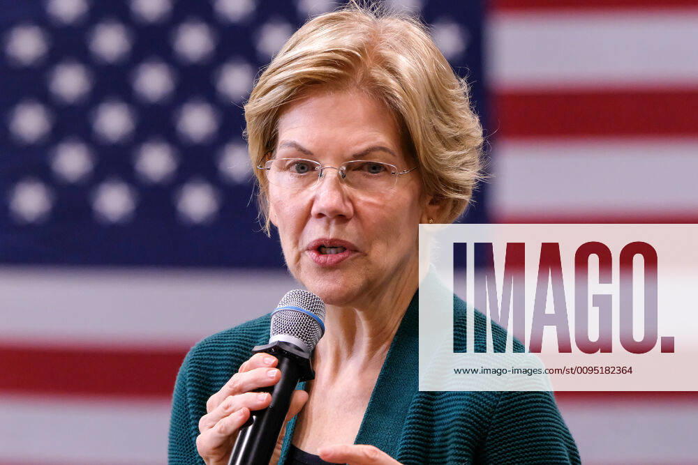 Presidential candidate Elizabeth Warren addresses her supporters in Manchester. Manchester United States - ZUMAs197 20191123_zaa_s197_223