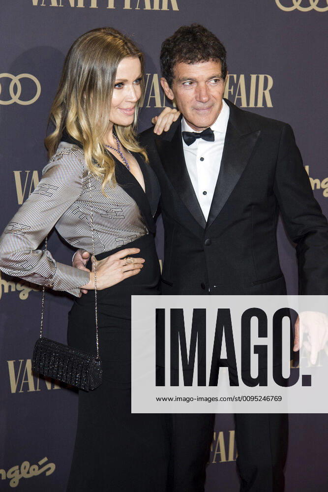 Antonio Banderas mit Lebenspartnerin Nicole Kimpel beim Vanity Fair Person of the Year 2019 Award im Teatro Real. Madrid, 25.11.2019 Antonio Banderas mit Lebenspartnerin Nicole Kimpel