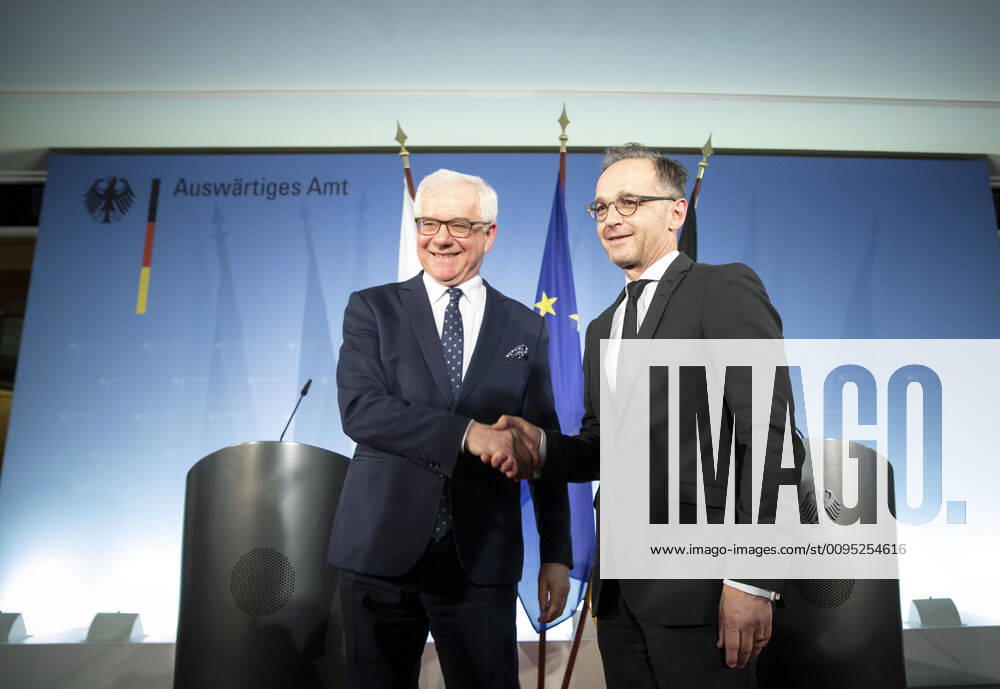 Bundesaussenminister Heiko Maas, SPD, trifft den polnischen Aussenminister Jacek Czaputowicz im Auswaertigen Amt. 26.11.2019 Berlin Deutschland