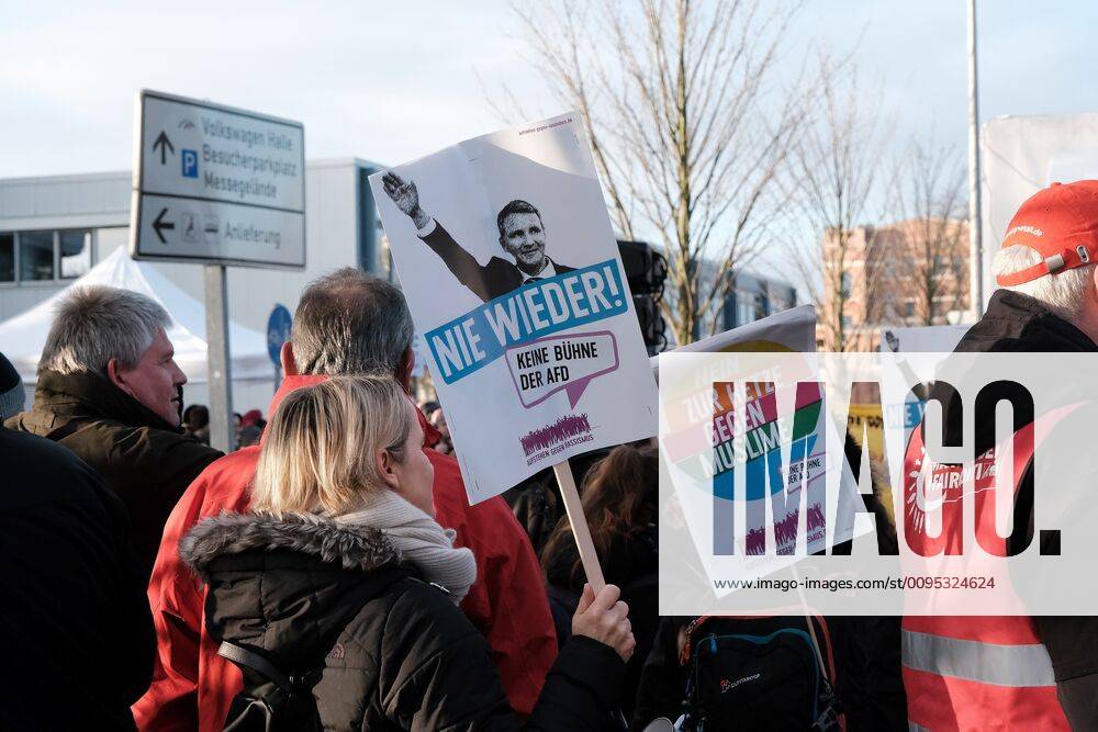 Braunschweig AfD-Bundesparteitag Braunschweig zahlreiche Demonstranten demontrieren gegen die AFD