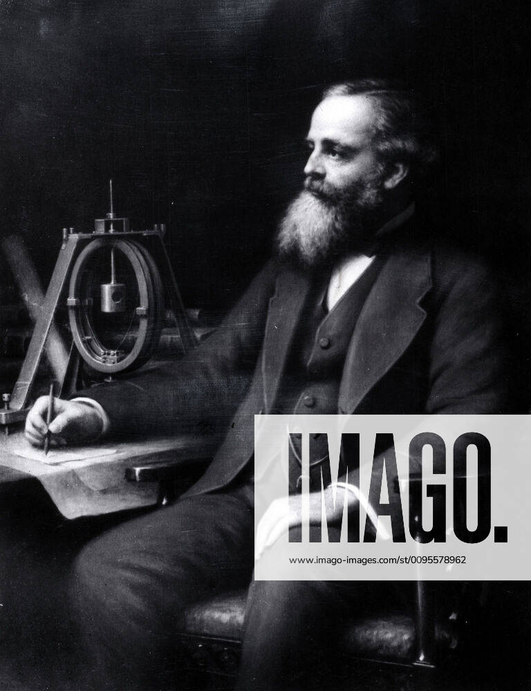 MAXWELL Portrait de James Clerck MAXWELL (1831-1879). Peinture de CAMPBELL vers 1875. Credit : Collection CL KHARBINE-TAPABOR.
