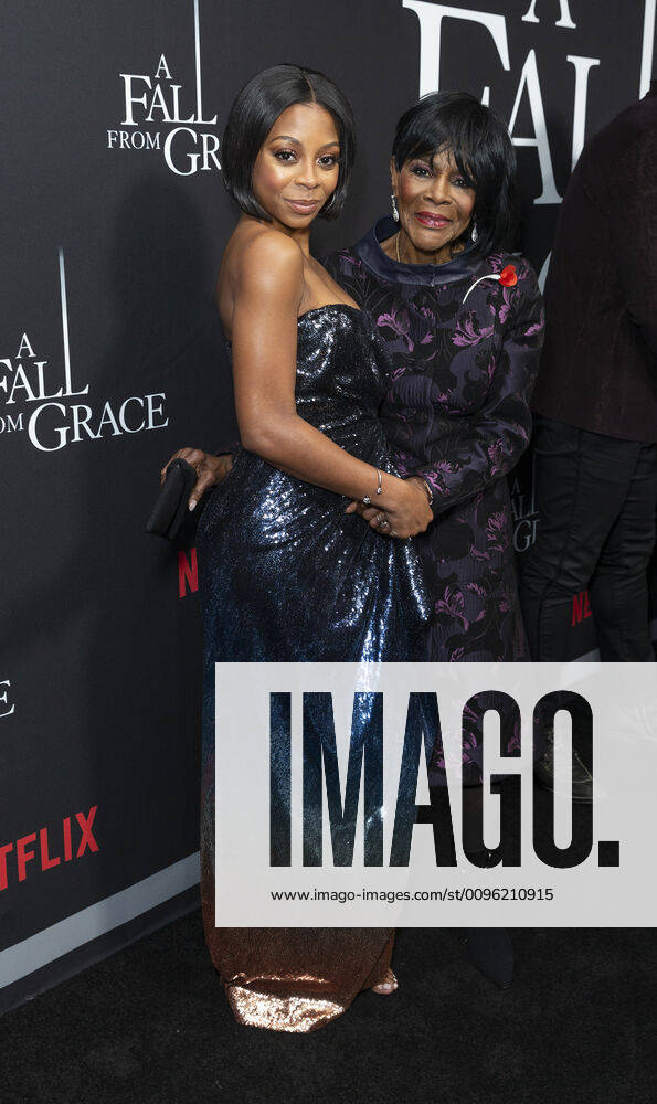 Netflix A Fall From Grace NYC premiere Bresha Webb and Cicely Tyson attend premiere of Netflix A Fall From Grace at Metrograph New York New York United States Metrograph PhotographerxLevxRadin
