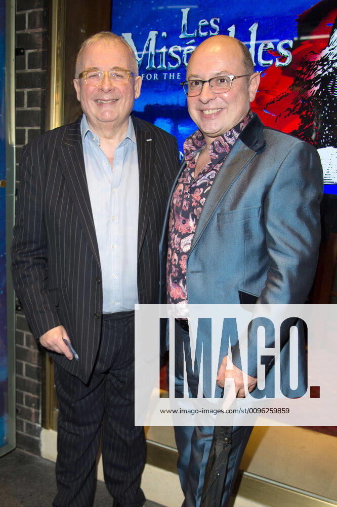 Christopher Biggins and Neil Sinclair attend the Les Miserable Press Night at the Sondheim Theatre in London. JANUARY 16th 2020 TSTx20128