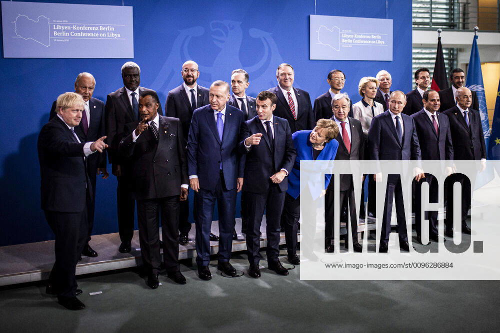 Familienfoto im Rahmen der Libyen-Konferenz in Berlin, 19.01.2020. Berlin Deutschland