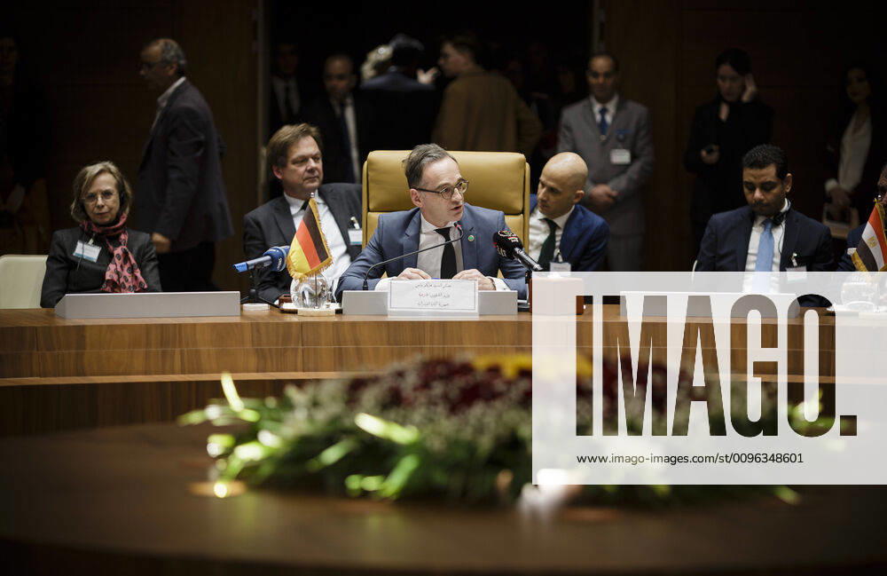 Bundesaussenminister Heiko Maas, SPD, aufgenommen im Rahemn der Teilnahme an der Auâˆöüenminister-Konferenz der Libyen Anrainerstaaten in Algier. 23.01.2020. Algier Algerien