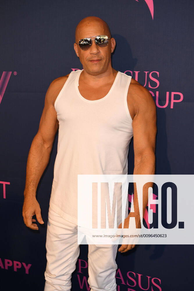 Vin Diesel attends the 2020 Pegasus World Cup Championship at David Grutman s LIV Stretch Village held at Gulfstream Park Racing and Casino on January 25, 2020 in Hallandale Beach, Florida.