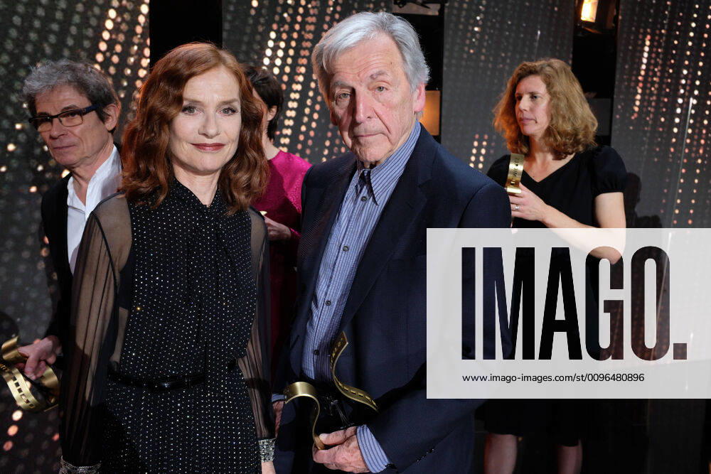Prix Lumieres de la presse internationale. Costa Gavras. Isabelle Huppert. EXCLUSIVE 250407 2020-01-27 Paris France
