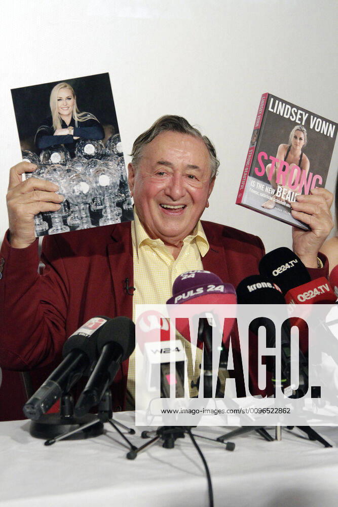 Richard Lugner bei der Pressekonferenz zur Bekanntgabe von Lindsey Vonn als Opernballgast 2020 in der Lugner City. Wien