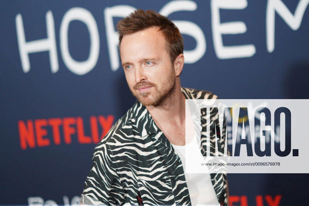 HOLLYWOOD, CA - JANUARY 30: Aaron Paul at Bojack Horseman Final Episodes Photo Call at th Egyptian Theatre in Hollywood, California on January 30, 2020.