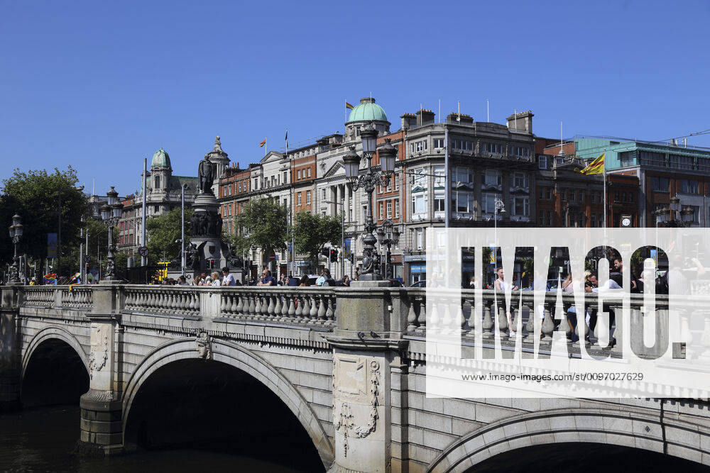 Dublin O Connell Brücke Liffey Dublin O Connell Brücke Liffey