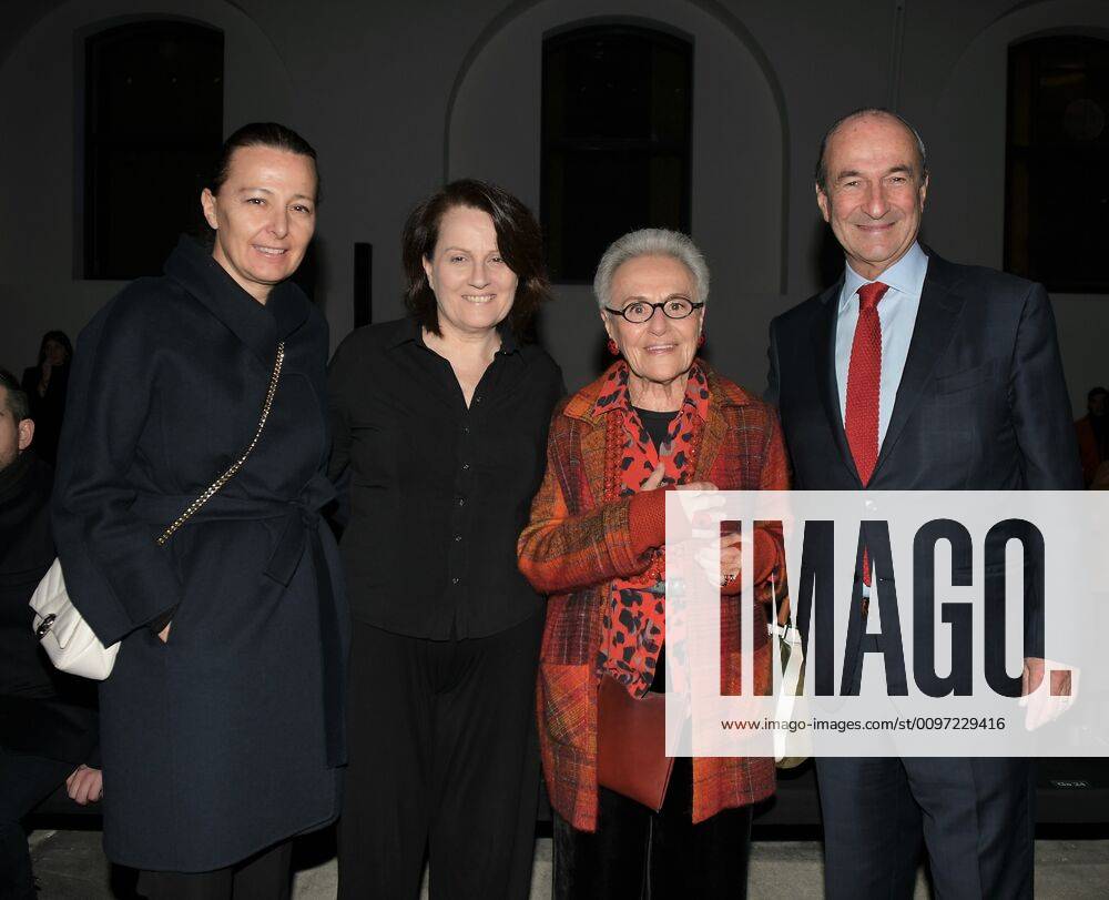 Milan, Italy MFW MISSONI photocall and show MILANO FASHION WEEK woman Fall-Winter 2020-21 In the photo: Stefania Lazzaroni, Maria Silvia Sacchi, Rosita Missoni, Michele Norsa
