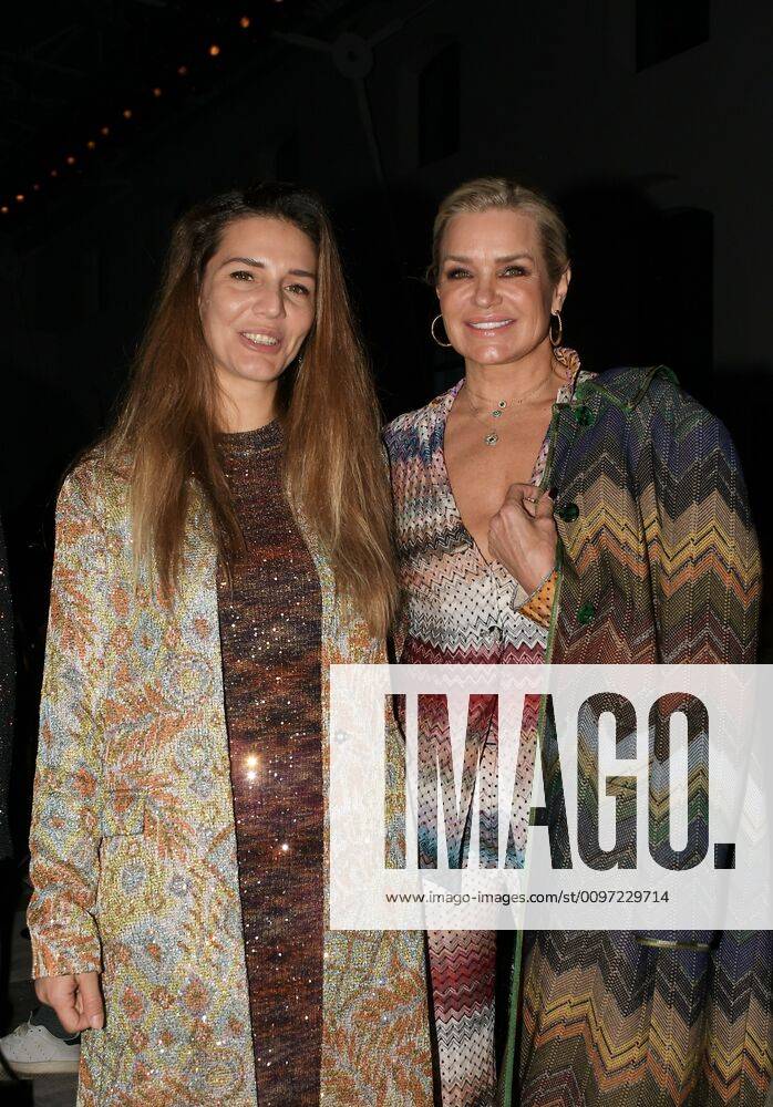 Milan, Italy MFW MISSONI photocall and show MILANO FASHION WEEK woman Fall-Winter 2020-21 In the photo: Yolanda Hadid and Margherita Missoni
